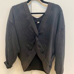 Black Cropped Sweater